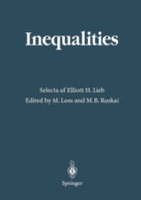 Inequalities : Selecta of Elliott H. Lieb