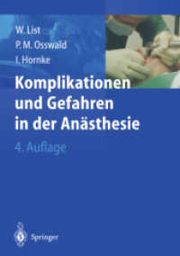 Komplikationen und Gefahren in der Anästhesie （4TH）