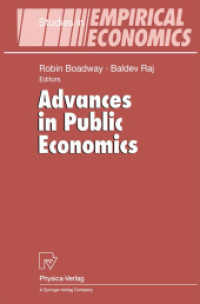 Advances in Public Economics (Studies in Empirical Economics)