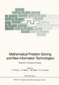 Mathematical Problem Solving and New Information Technologies : Research in Contexts of Practice (Nato ASI Subseries F: 89) （Softcover reprint of the original 1st ed. 1992. 2012. xv, 346 S. XV, 3）