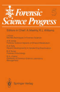 Forensic Science Progress (Forensic Science Progress .5) （Softcover reprint of the original 1st ed. 1991. 2012. 182 S. 182 p. 23）