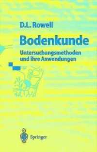 Bodenkunde : Untersuchungsmethoden und ihre Anwendungen