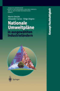 Nationale Umweltpläne in ausgewählten Industrieländern (Konzept Nachhaltigkeit)