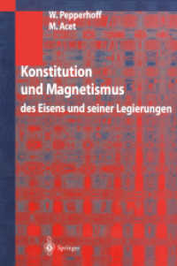 Konstitution Und Magnetismus : Des Eisens Und Seiner Legierungen （Reprint）