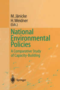 National Environmental Policies : A Comparative Study of Capacitybuilding （Reprint）