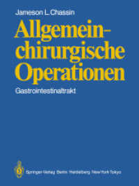 Allgemeinchirurgische Operationen : Gastrointestinaltrakt （Reprint）