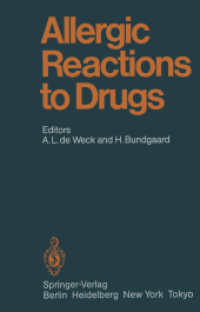 Allergic Reactions to Drugs (Handbook of Experimental Pharmacology) （Reprint）