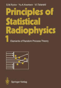 Principles of Statistical Radiophysics 1 : Elements of Random Process Theory
