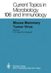Mouse Mammary Tumor Virus (Current Topics in Microbiology and Immunology) （Reprint）