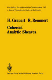 Coherent Analytic Sheaves (Grundlehren Der Mathematischen Wissenschaften) （Reprint）