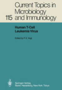 Human T-Cell Leukemia Virus (Current Topics in Microbiology and Immunology) （Reprint）