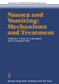 Nausea and Vomiting : Mechanisms and Treatment (Advances in Applied Neurological Sciences)