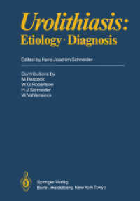 Urolithiasis : Etiology Diagnosis (Handbook of Urology) （Reprint）