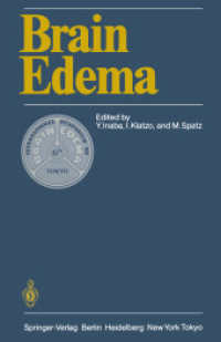 Brain Edema : Proceedings of the Sixth International Symposium, November 710, 1984 in Tokyo （Reprint）