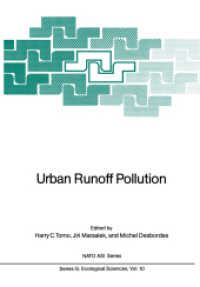 Urban Runoff Pollution (Nato ASI Subseries G 10) （Softcover reprint of the original 1st ed. 1986. 2011. xii, 896 S. XII,）