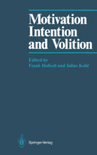 Motivation, Intention, and Volition （Reprint）