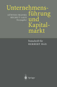 Unternehmensf Hrung Und Kapitalmarkt: Festschrift F R Herbert Hax