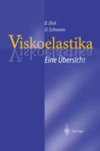 Viskoelastika - Eine Ubersicht : Physikochemische Eigenschaften Und Ihre Bedeutung Fur Die Ophthalmochirurgie （Reprint）