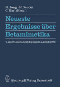 Neueste Ergebnisse über Betamimetika : 4. Internationales Symposium in Aachen 1985 （Softcover reprint of the original 1st ed. 1986. 2012. xii, 184 S. XII,）