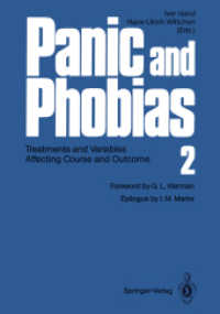 Panic and Phobias 2 : Treatments and Variables Affecting Course and Outcome （Reprint）