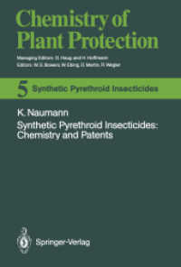 Synthetic Pyrethroid Insecticides : Chemistry and Patents (Chemistry of Plant Protection) （Reprint）