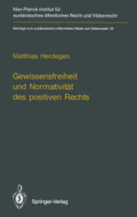Gewissensfreiheit Und Normativitat Des Positiven Rechts (Beitrage Zum Auslandischen Offentlichen Recht Und Volkerrecht) （Reprint）