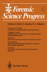 Forensic Science Progress (Forensic Science Progress) 〈4〉