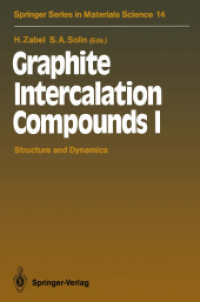 Graphite Intercalation Compounds I: Structure and Dynamics (Springer Series in Materials Science) 〈14〉