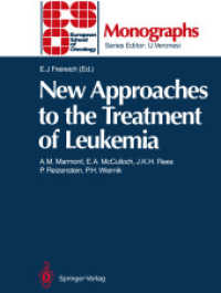 New Approaches to the Treatment of Leukemia (Eso Monographs) （Reprint）