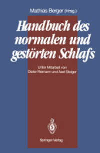Handbuch Des Normalen Und Gestorten Schlafs （Reprint）