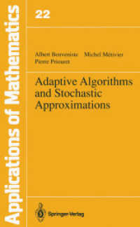 Adaptive Algorithms and Stochastic Approximations (Stochastic Modelling and Applied Probability) （Reprint）