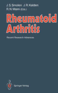 Rheumatoid Arthritis : Recent Research Advances （Reprint）