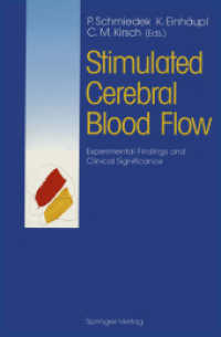 Stimulated Cerebral Blood Flow : Experimental Findings and Clinical Significance （Reprint）
