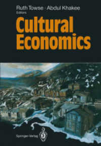 Cultural Economics （Reprint）