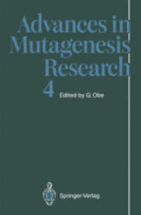 Advances in Mutagenesis Research (Advances in Mutagenesis Research) （Reprint）