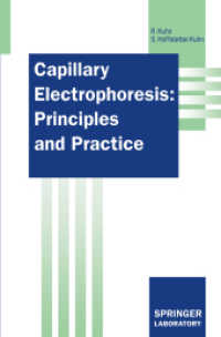 Capillary Electrophoresis: Principles and Practice (Springer Lab Manuals)