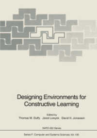 Designing Environments for Constructive Learning (NATO Asi Series (Closed) / NATO Asi Subseries F: (Closed)) （Reprint）