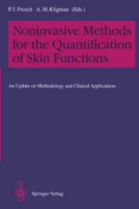 Noninvasive Methods for the Quantification of Skin Functions : An Update on Methodology and Clinical Applications （Reprint）