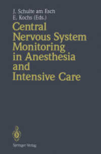 Central Nervous System Monitoring in Anesthesia and Intensive Care （Reprint）