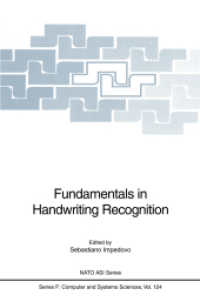 Fundamentals in Handwriting Recognition (NATO Asi Series (Closed) / NATO Asi Subseries F: (Closed)) （Reprint）
