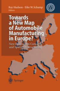 Towards a New Map of Automobile Manufacturing in Europe?: New Production Concepts and Spatial Restructuring