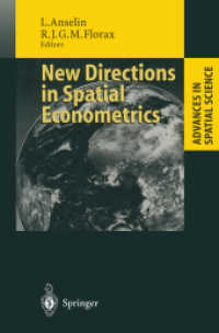 New Directions in Spatial Econometrics (Advances in Spatial Science) （Reprint）