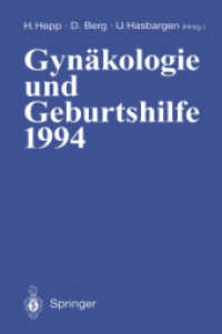 Gynäkologie und Geburtshilfe 1994 （2012. xxxvi, 789 S. XXXVI, 789 S. 235 mm）