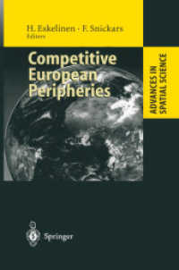 Competitive European Peripheries (Advances in Spatial Science) （Reprint）