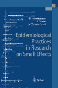 Epidemiological Practices in Research on Small Effects （Reprint）