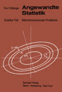 Angewandte Statistik : Zweiter Teil Mehrdimensionale Probleme