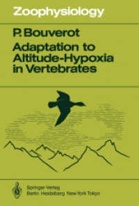 Adaptation to Altitude-Hypoxia in Vertebrates (Zoophysiology) （Reprint）