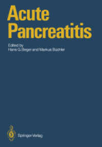 Acute Pancreatitis : Research and Clinical Management （Reprint）