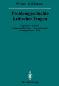 Problemgeschichte Kritischer Fragen : Angeborene Herzfehler Schlagaderdifformitaten Krankheitsbegriff Homologieprinzip Ethik (Veroffentlichungen aus d （Reprint）