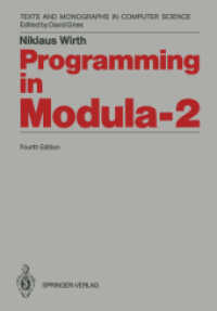 Programming in Modula-2 (Monographs in Computer Science) （4 Reprint）